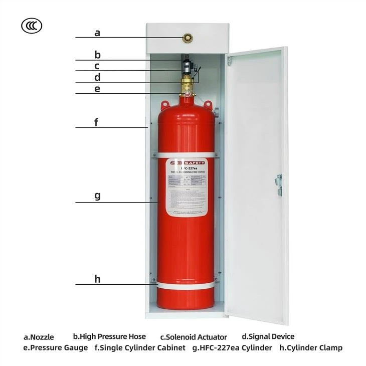 Hệ thống chữa cháy tổng thể FK-5-1-12 / Novec-1230 được chứng nhận bởi CCC