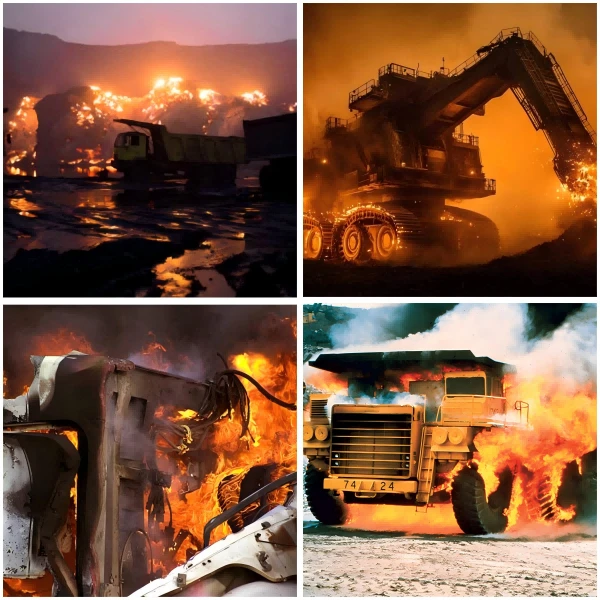 Vehicle Fire System Reliable Detection Cable Mining Fire Suppression System 25L 35L For Underground Vehicles high quality